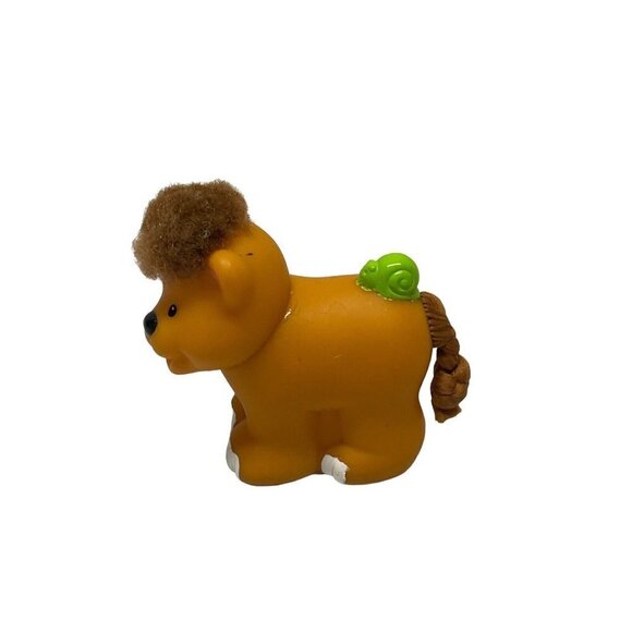 Fisher Price Little People Touch And Feel Lion or Bear Animal Figure Hair - Picture 1 of 7